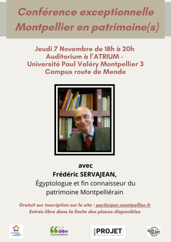 Conférence gratuite "Montpellier en patrimoine(s)"